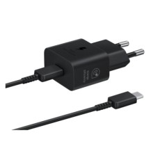 Сетевое зарядное устройство Samsung EP-T2510,  USB type-C,  USB type-C,  25Вт,  3A,  черный [ep-t2510xbegeu]