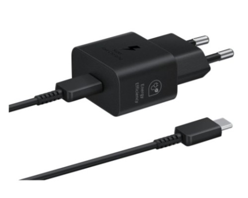 [Аксессуар] Сетевое зарядное устройство Samsung EP-T2510,  USB type-C,  USB type-C,  25Вт,  3A,  черный [ep-t2510xbegeu]