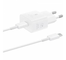 Сетевое зарядное устройство Samsung EP-T2510,  USB type-C,  USB type-C,  25Вт,  3A,  белый [ep-t2510xwegeu]