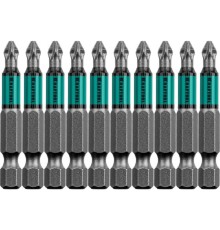 Набор бит Kraftool 26124-2-50-10,  шестигранный (1/4HEX - E),  10шт