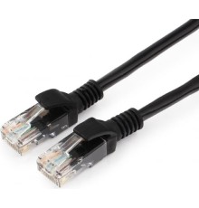 Cablexpert PP12-1.5M/BK Патч-корд UTP кат.5e, 1.5м, литой, многожильный (чёрный)