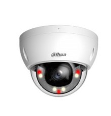 DAHUA DH-IPC-HDBW2449EP-S-IL-0280B Уличная купольная IP-видеокамера SmartDualLight 4Мп, 1/2.9” CMOS, объектив 2.8мм, видеоаналитика, микрофон, ИК 30м, LED 30м, IP67, IK10 , металл