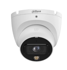 DAHUA DH-IPC-HDW1839TP-A-IL-0280B-S6 Уличная турельная IP-видеокамера SmartDualLight 8Мп, 1/2.7” CMOS, объектив 2.8мм, обнаружение людей, микрофон, ИК 30м, LED 30м, IP67, металл/пластик