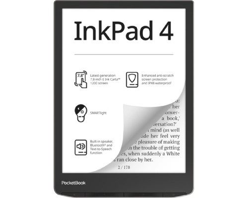 [Электронная книга] Электронная книга PocketBook 743G Ink Pad 4 32GB Stardust Silver