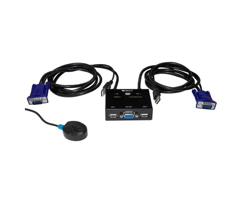 [Переключатель] ORIGO OKVM221/A1A 2-портовый KVM-переключатель с портами VGA и USB