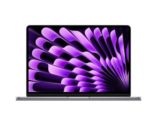 [Ноутбук] Apple MacBook Air 13-inch 2024 [MRXN3LL/A] (КЛАВ.РУС.ГРАВ.) Space Gray 13.6