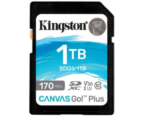 [Карта памяти ] SecureDigital 1TB Kingston SDG3/1TB Canvas Go! Plus w/o adapter