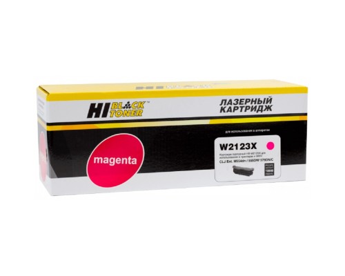 [Расходные материалы] Hi-Black Картридж Hi-Black (HB-W2123X) для HP CLJ Enterprise M554dn/555DN/555x/578f/578DN, M, 10K, б/ч