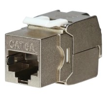 Rexant (02-0361) Модуль Keystone, Jack RJ-45(8P8C), FTP экранированный, CAT 6A, тип 180 градусов, самозажимной PRO
