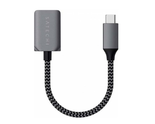 [Опции к ноутбукам] Satechi USB-C to USB 3.0. Цвет серый космос.Satechi USB-C to USB 3.0 Adapter Cable - Space Gray