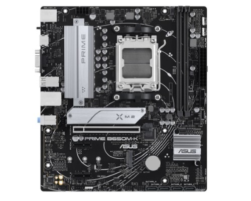 [Материнская плата] ASUS PRIME B650M-K (Socket AM5, mATX, 2xDDR5(96GB), VGA/HDMI 2.1, 1xPCIe 4.0x16/2xPCIe 4.0, 1xLAN (2.5GbE), 4xSATA 6Gb/s, 2xM.2, 4xUSB 3.2, 4xUSB 2.0, 1xPS/2)