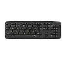 Exegate EX293971RUS Клавиатура ExeGate LY-331S (USB, полноразмерная, влагозащищенная, 104кл., Enter большой, длина кабеля 1,7м, черная, RTL)