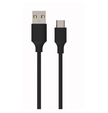 Bion Кабель USB 2.0 - USB Type-C (AM/CM), 3А (36W), 1 м, черный [BXP-CCP-USB2-AMCM-6-1M]