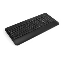 Exegate EX296922RUS Клавиатура ExeGate Professional Standard LY-E5500M (USB, полноразмерная, влагозащищенная, 104кл., Enter большой, подставка под запястья, длина кабеля 1,35м, черная, Color Box)