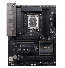 ASUS PROART B760-CREATOR WIFI (Socket 1700, mATX, 4xDDR5(192GB), DP/HDMI, 1xPCIe 5.0x16/1xPCIe 4.0x16/1xPCIe 3.0, 1xLAN+1xLAN (2.5GbE), Wi-Fi, BT, 4xSATA 6Gb/s, 3xM.2, 1xType-C, 4xUSB 3.2, 4xUSB 2.0)