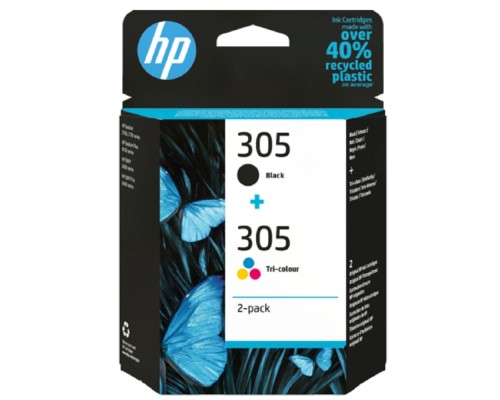 [Расходные материалы] Картридж струйный HP 305 6ZD17AE черный/трехцветный (120стр.) (2мл) для HP DJ 2300, 2700, 2730, 4100, 4134