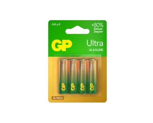 [Батарейка] GP 15AUA21-2CRSBC4 40/160 GP Ultra Alkaline (4 шт. в уп-ке) 