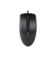 Мышь проводная A4Tech OP-530NUS black (оптическая, silent, USB, 2but, 1200dpi) (OP-530NUS)