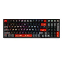 Клавиатура проводная A4Tech Bloody S98 black (механическая, USB, for gamer, LED) (S98 RED)