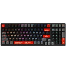 Клавиатура проводная A4Tech Bloody S98 black (механическая, USB, for gamer, LED) (S98 RED)