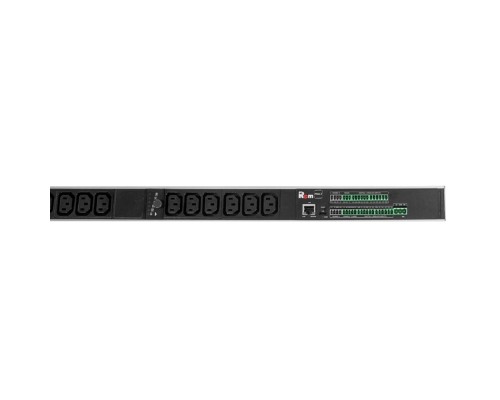 [Аксессуар] REM Верт блок розеток Rem-2MC, Linux, мониторинг, измерение, управление,  3 фазы 16A, авт, 36C13, 1820 мм, вх IEC 309, шнур 3м