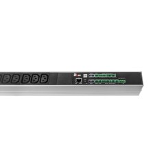 REM Верт блок розеток Rem-2MC,LINUX,мониторинг,измерение,3~16A,36C13,12C19,2100мм,вх IEC309,шнур 3м