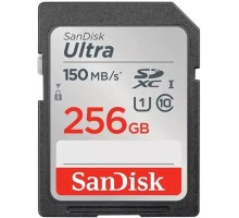 SecureDigital 256GB SanDisk SDXC Class 10 UHS-I U1 Ultra R 150MB/s <SDSDUNC-256G-GN6IN>