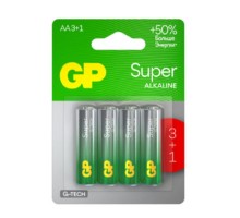 GP 15AA213/1-2CRSBC4 40/320 Super Alkaline G-Tech (4 шт. в уп-ке)