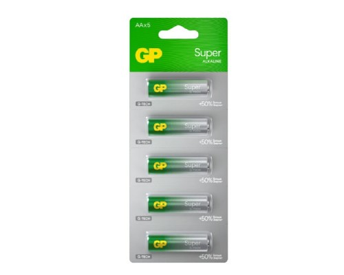 [Батарейка] GP 15AA21-2CRSBC6 36/720 Super Alkaline G-Tech (6 шт. в уп-ке)