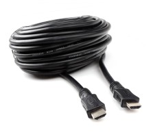 Кабель HDMI Cablexpert 19M/19M, v2.0, серия Light, позол.контакты, экран, 15м, черный, пакет (CC-HDMI4L-15M)