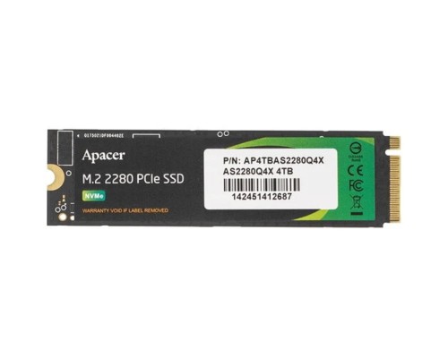 [накопитель] SSD Apacer M.2 2280 4TB AS2280Q4X Client SSD AP4TBAS2280Q4X-1