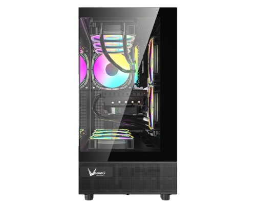 [корпус] Корпус Formula Crystal Z8 COSMIC черный без БП ATX 3x120mm 5x140mm 1xUSB2.0 1xUSB3.0 1xUSB3.1 audio bott PSU