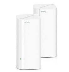 TENDA EX12(2-pack) Mesh Wi-Fi 6 система AX3000, до 574 Мбит/с на 2,4 ГГц + до 2402 Мбит/с на 5 ГГц, LAN 2x 1Гбит/с, WAN 1x1 Гбит/с, 4x3 dBi внутренние антенны