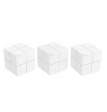 TENDA MW6(3-pack) Домашняя гигабитная Wi-Fi Mesh система АС2100, до 300 Мбит/с на 2,4 ГГц + до 867 Мбит/с на 5 ГГц, LAN 2x 1Гбит/с, 2 встроенные антенны