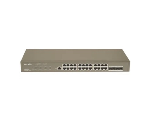 [Сетевое оборудование] TENDA TEG3328F Коммутатор L2 управляемый в стойку 24-Ports 10/100/1000Base-T + 4-Porst 1000 Base-X SFP