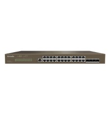 TENDA TEG5328F Коммутатор L3 управляемый в стойку 24-Ports 10/100/1000Base-T +  4-Ports 1000 Base-X SFP