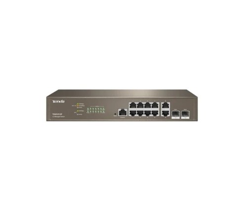[Сетевое оборудование] TENDA TEG5312F Коммутатор L3 управляемый в стойку 10-Ports 10/100/1000Base-T + 2-Ports 1000 Base-X SFP