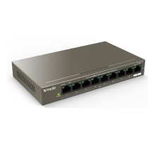 TENDA TEF1109P-8-63W Коммутатор настольный 9-Ports 10/100 Base-TX 8-Ports PoE(PoE бюджет 58W)