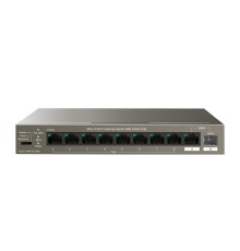 TENDA TEG1110PF-8-102W Коммутатор настольный 9-Ports 10/100/1000 Base-T + 1-Port 1000 Base-X SFP 8-Ports PoE(PoE бюджет 92W)