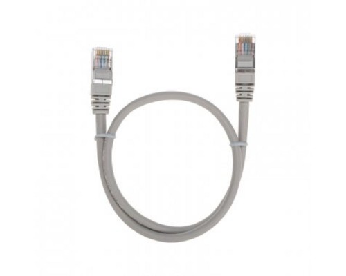 [Патч-корды (сетевые, телефонные)] Rexant (02-0110-05) Патч-корд F/UTP, CAT 5e, RJ45-RJ45, 26AWG, LSZH, серый, 0,5м