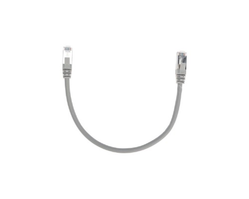 [Патч-корды (сетевые, телефонные)] Rexant (02-0210-03) Патч-корд F/UTP, CAT 6, RJ45-RJ45, 26AWG, LSZH, серый, 0,3м
