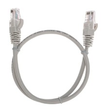 Rexant (02-0100-05) Патч-корд U/UTP, CAT 5e, RJ45-RJ45, 26AWG, LSZH, серый, 0,5м