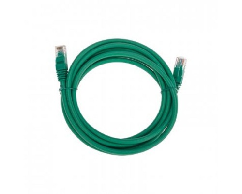 [Патч-корды (сетевые, телефонные)] Rexant (02-0296-3) Патч-корд U/UTP, CAT 6, RJ45-RJ45, 26AWG, LSZH, зеленый, 3м