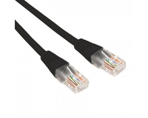 [Патч-корды (сетевые, телефонные)] Rexant (02-0292-03) Патч-корд U/UTP, CAT 6, RJ45-RJ45, 26AWG, LSZH, черный, 0,3м