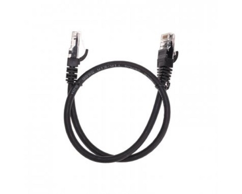 [Патч-корды (сетевые, телефонные)] Rexant (02-0292-05) Патч-корд U/UTP, CAT 6, RJ45-RJ45, 26AWG, LSZH, черный, 0,5м