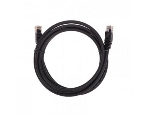 [Патч-корды (сетевые, телефонные)] Rexant (02-0292-2) Патч-корд U/UTP, CAT 6, RJ45-RJ45, 26AWG, LSZH, черный, 2м