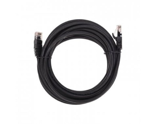 [Патч-корды (сетевые, телефонные)] Rexant (02-0292-5) Патч-корд U/UTP, CAT 6, RJ45-RJ45, 26AWG, LSZH, черный, 5м