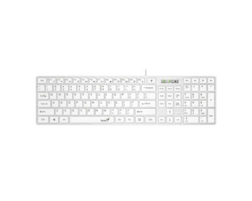 [Клавиатура] Клавиатура Genius SlimStar 126 White USB [31310017410]
