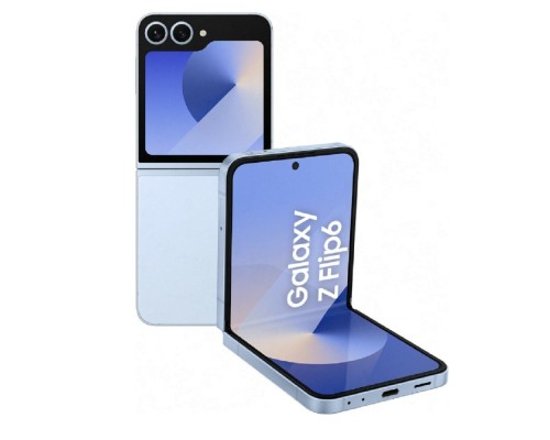 [Мобильный телефон] Смартфон Samsung SM-F741B Galaxy Z Flip 6 5G 512Gb 12Gb голубой раскладной 3G 4G 1Sim 6.7