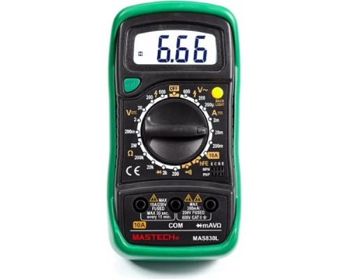 [Инструменты] Mastech (13-2007) Портативный мультиметр MAS830L